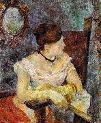 Paul Gauguin Madame Mette Gauguin in Evening Dress china oil painting artist